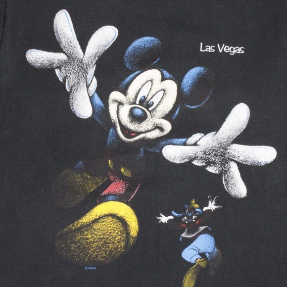 VTG Sherrys Best Walt Disney Mickey Mouse Goofy Las Vegas USA Adult Medium - Picture 3 of 9
